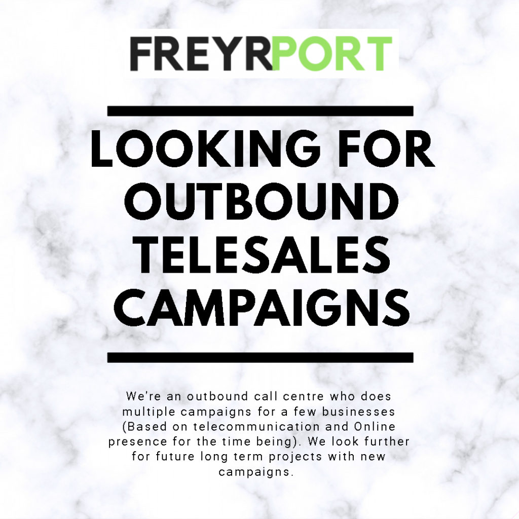 Looking for outbound telesales campaigns Businesses For Sale