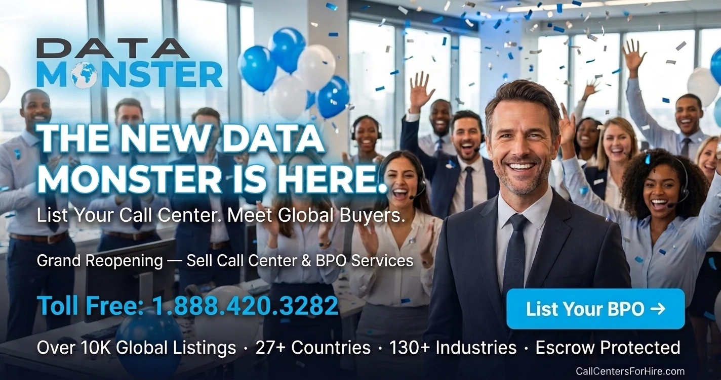 Sell Call Center / BPO Services