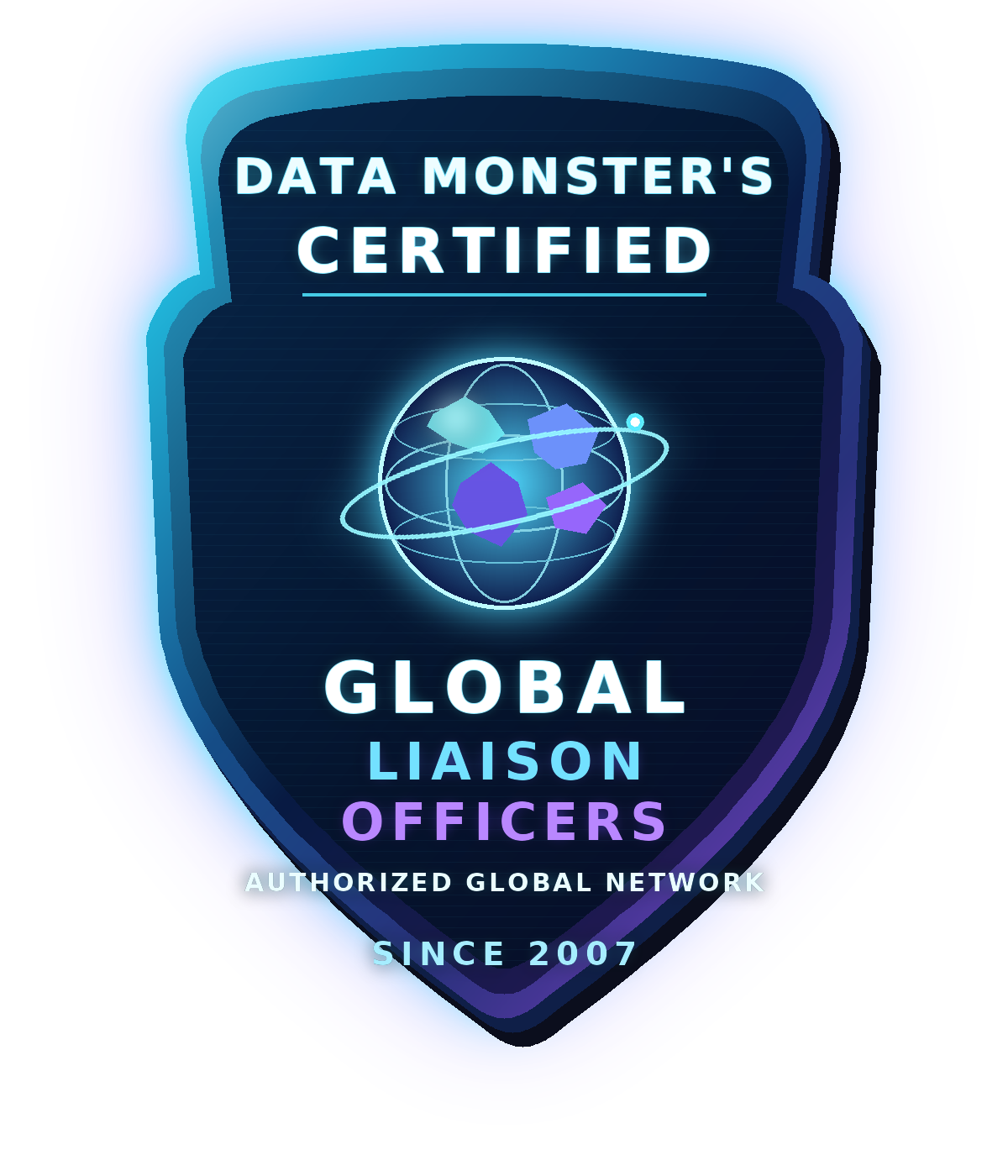 Data Monster's Certified Global Liaison Officers badge