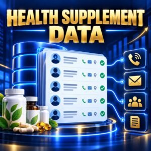 health supplement data service illustration