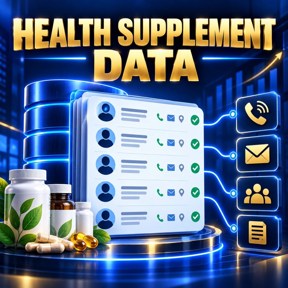 health supplement data service illustration