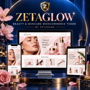 ZetaGlow — Beauty, Skincare & Cosmetics WooCommerce Theme — Ecommerce & Online Retail